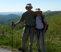 Keith and Mary near Hogpen Gap